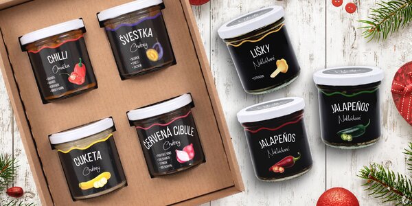 Morská soľ, omáčky, chutney a ďalšie českej výroby