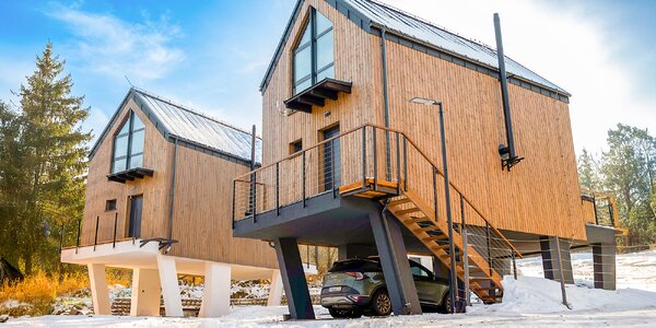 Moderné chatky na skok od Liptovskej Mary