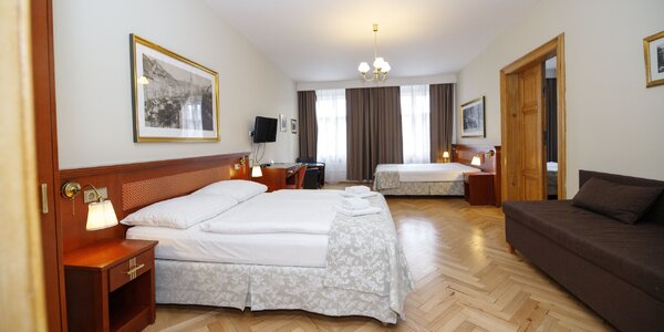 Pobyt priamo na Václavskom námestí s raňajkami