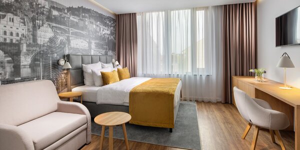 Luxusná rezidencia v centre Prahy: raňajky aj wellness