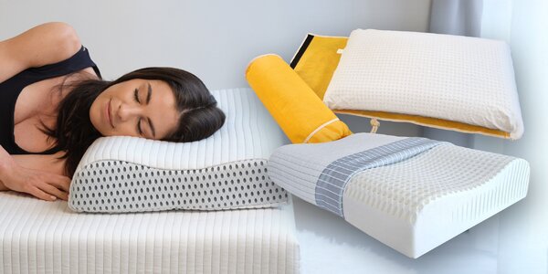 Vankúše s pamäťovou penou: anatomický aj cestovný