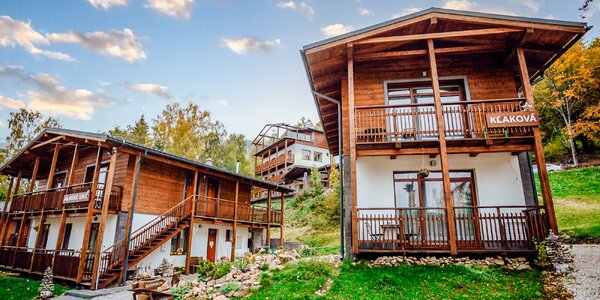 Pobyt v chate či apartmáne s raňajkami a wellness