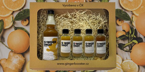Ginger shoty rôznych druhov aj v darčekovej verzii!