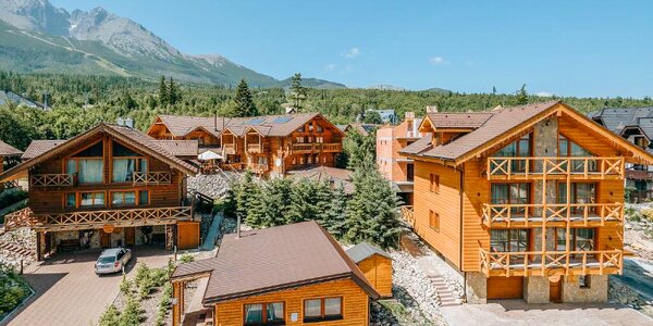 Chalety v Tatranskej Lomnici s wellness a polpenziou