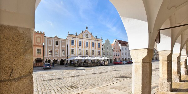 Pobyt v Telči v hoteli na námestí s polpenziou