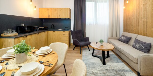 Apartmány s kuchynkou a wellness