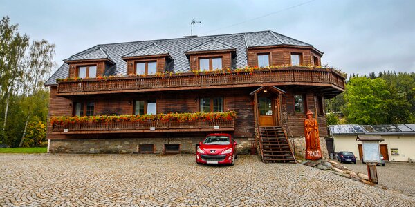 Penzión v Jeseníkoch s polpenziou a bazénom