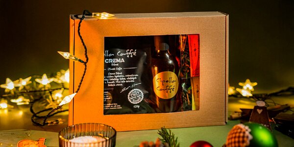 Darčekové balíčky kávy, aj s čajmi či medovinou