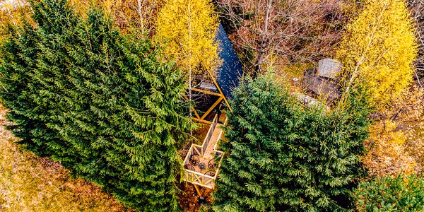 Unikátny domček v korunách stromov pod Martinskými hoľami