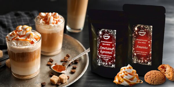 Ochutené mleté kávy: 10 zimných príchutí aj v balíkoch