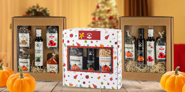 Dobroty z Farmy Tekvička: Darčekové sady rôznych produktov