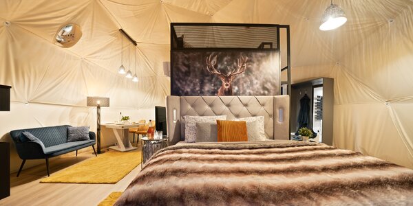 Glamping v Špindlerovom Mlyne s privátnou infrasaunou