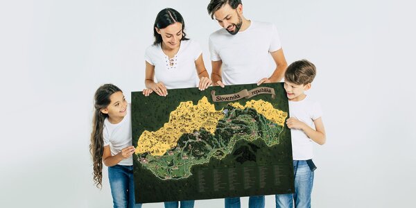 Stieracie mapy sveta, Európy či Slovenska: Váš spoločník na leto