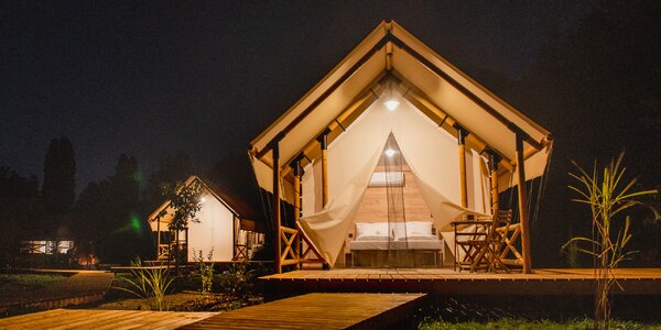 Dovolenka v luxusnom glampingu neďaleko Počúvadla