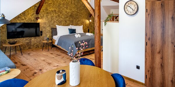 Pohoda na juhu Čiech s jedlom, bazénom aj wellness