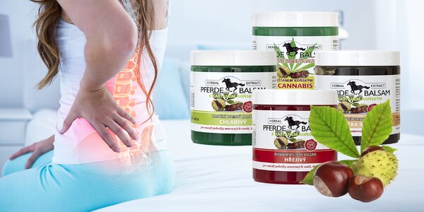 Sada masážnych gélov s gaštanom konským PFERDEBALSAM