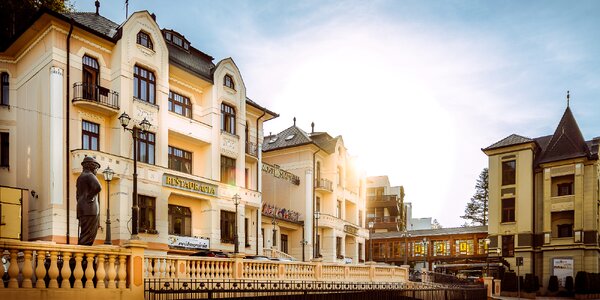 Pobyt v ikonickom hoteli v Trenčianskych Tepliciach s procedúrami aj wellness