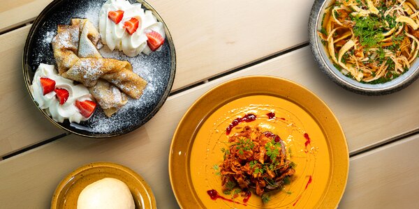 Trojchodová večera pre 2 osoby v Mestečko pub