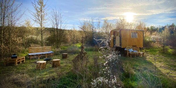 Pobyt v maringotke pre dvoch kúsok od Berouna