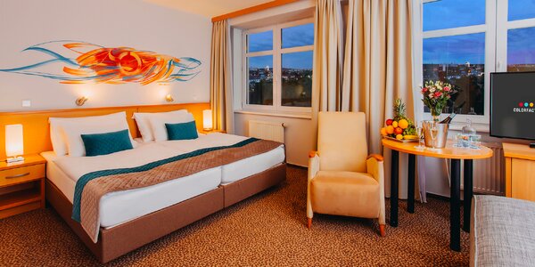 4* pobyt v Holešoviciach: raňajky, wellness aj fitness