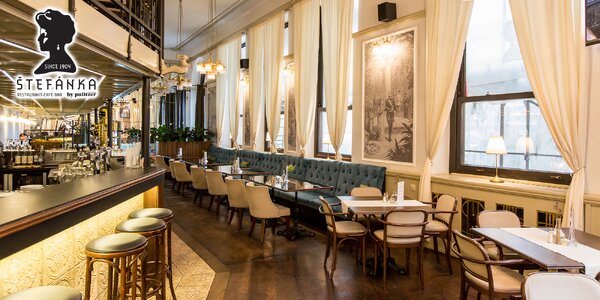Otvorené vouchery na konzumáciu v reštaurácii Štefánka by Pulitzer