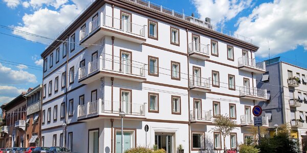 4* hotel v historickom centre Rimini s raňajkami