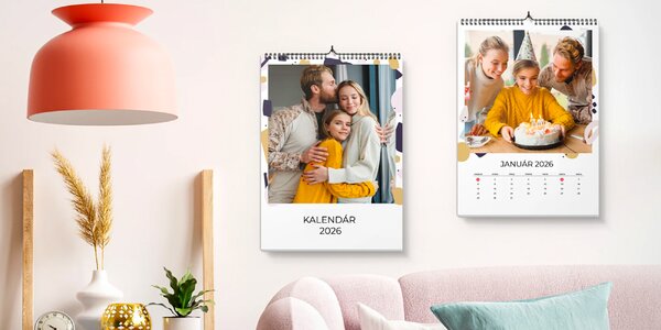 Nástenné kalendáre či stolový z vašich fotografií