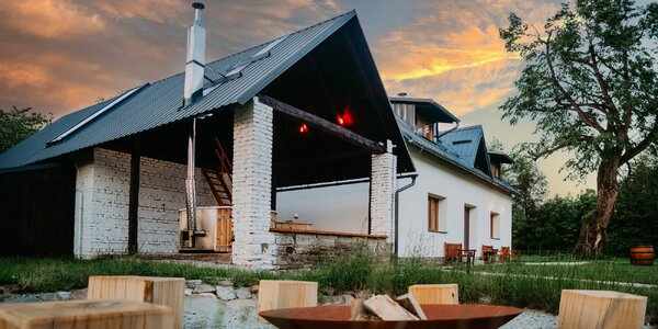 Vila v Beskydoch s krbom, saunou aj kúpacou kaďou