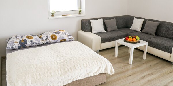 Útulné apartmány v Detve, možnosť raňajok a wellness