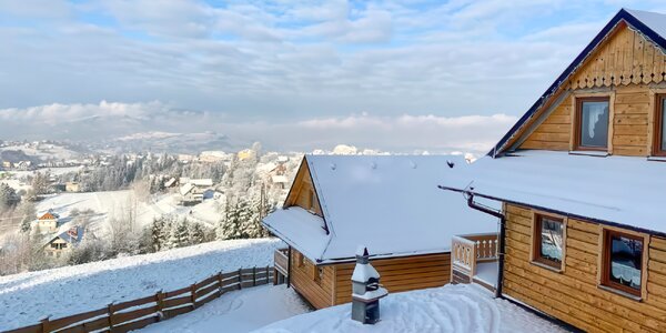Zrubové chatky v poľských Beskydách až pre 8 osôb