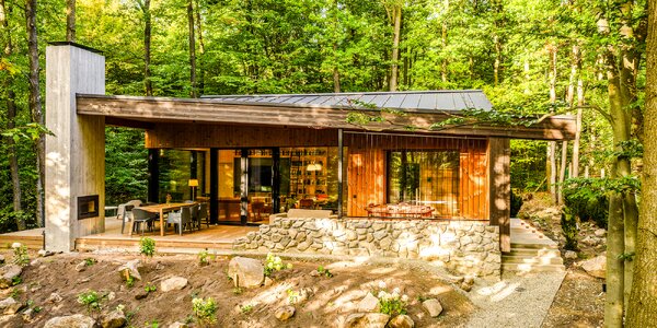 Chalet v prírode neďaleko Ostrihomu: strava, wellness