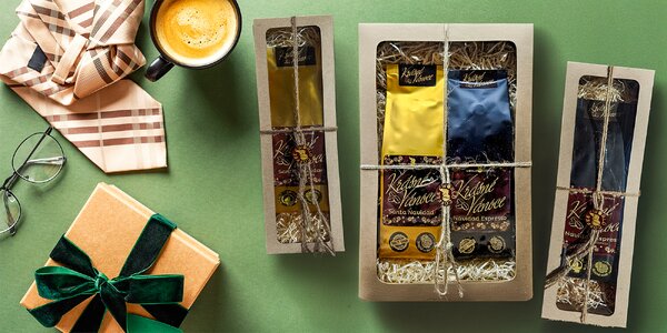 Vianočná edícia káv: 100% arabika, mletá aj zrnková