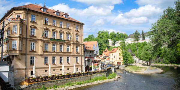 Pobyt v centre Českého Krumlova priamo pri Vltave