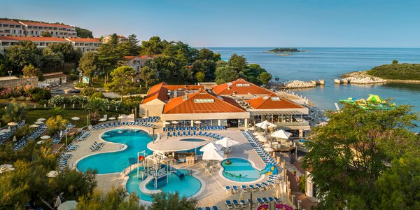 Istria: 4* rezort so stravou, bazénom a saunou