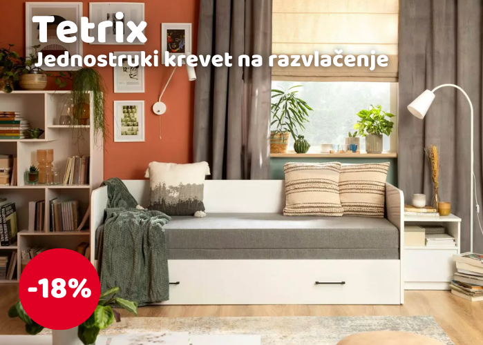 jednostruki krevet tetrix