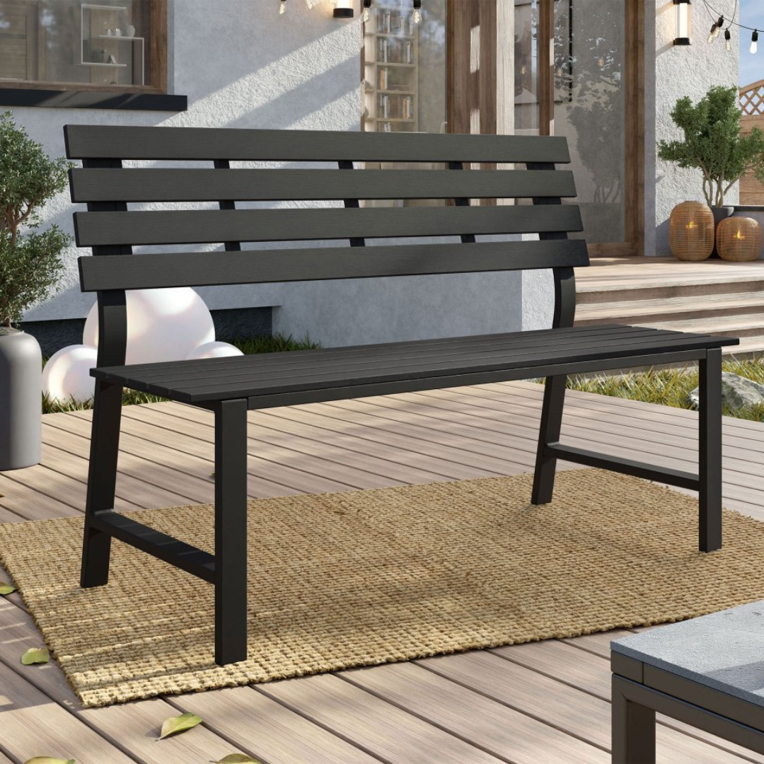 Vrtna klupa Ketaka (antracit)