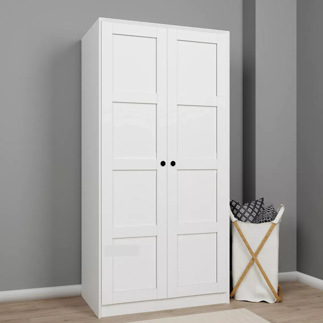 Ormar s policama Luckiny P (bijela)