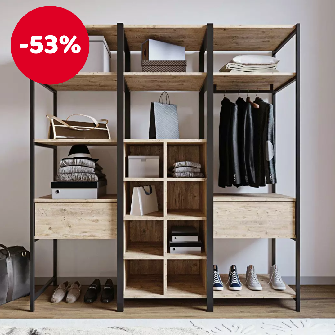 Regál Torino (tölgy)