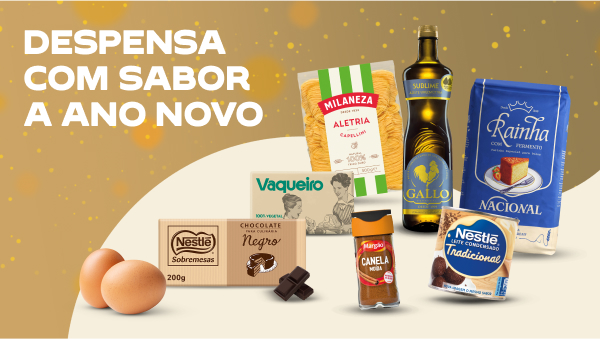 Despensa com sabor a Ano Novo