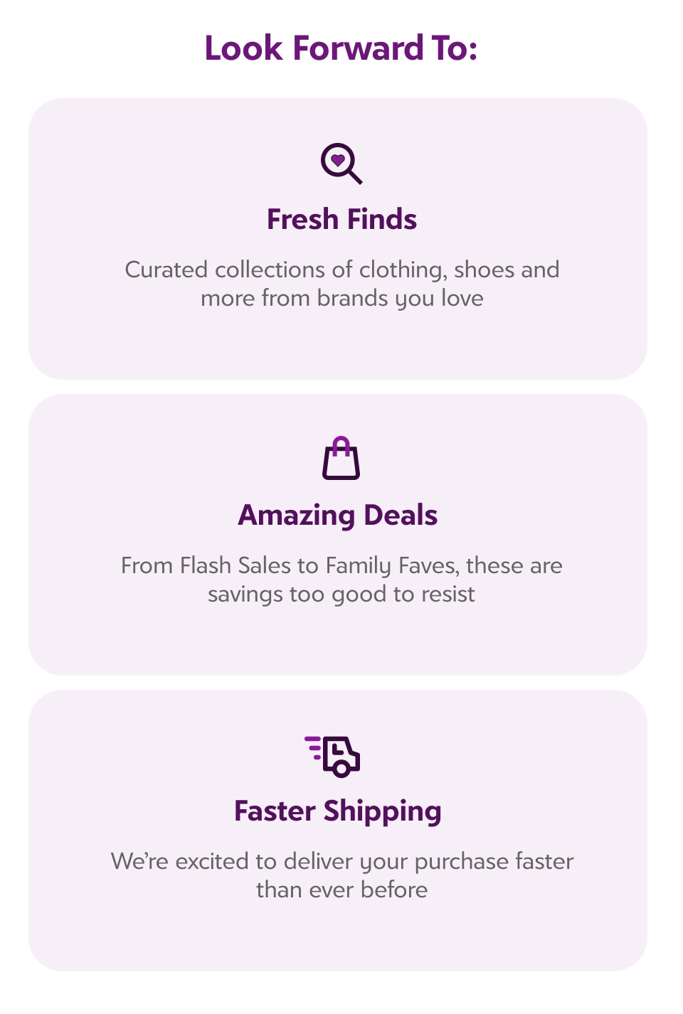 Fresh Finds — Amazing Deals — Faster Shipping