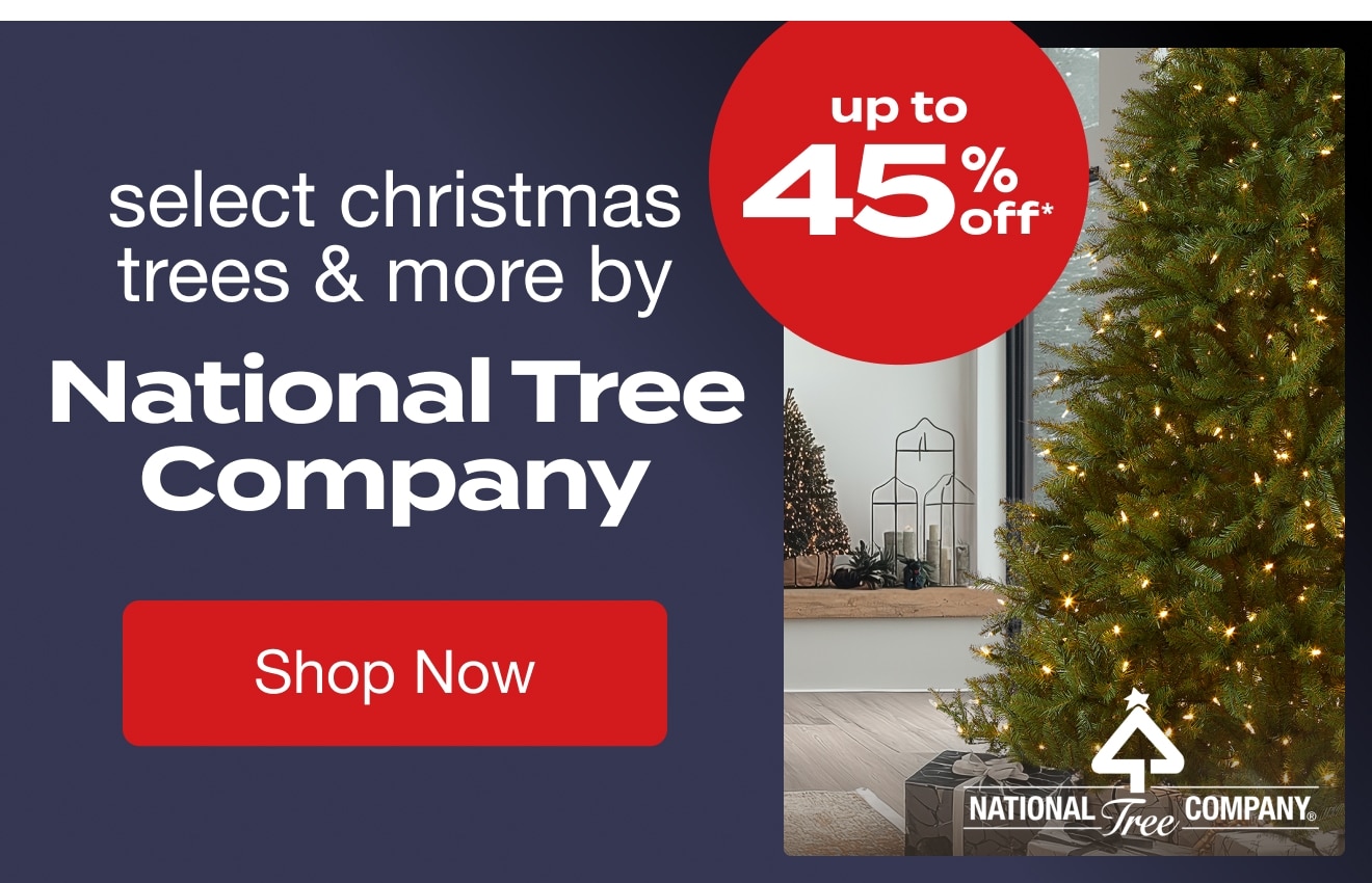 UP TO 45% OFF Select Christmas Trees & More by National Tree Company*