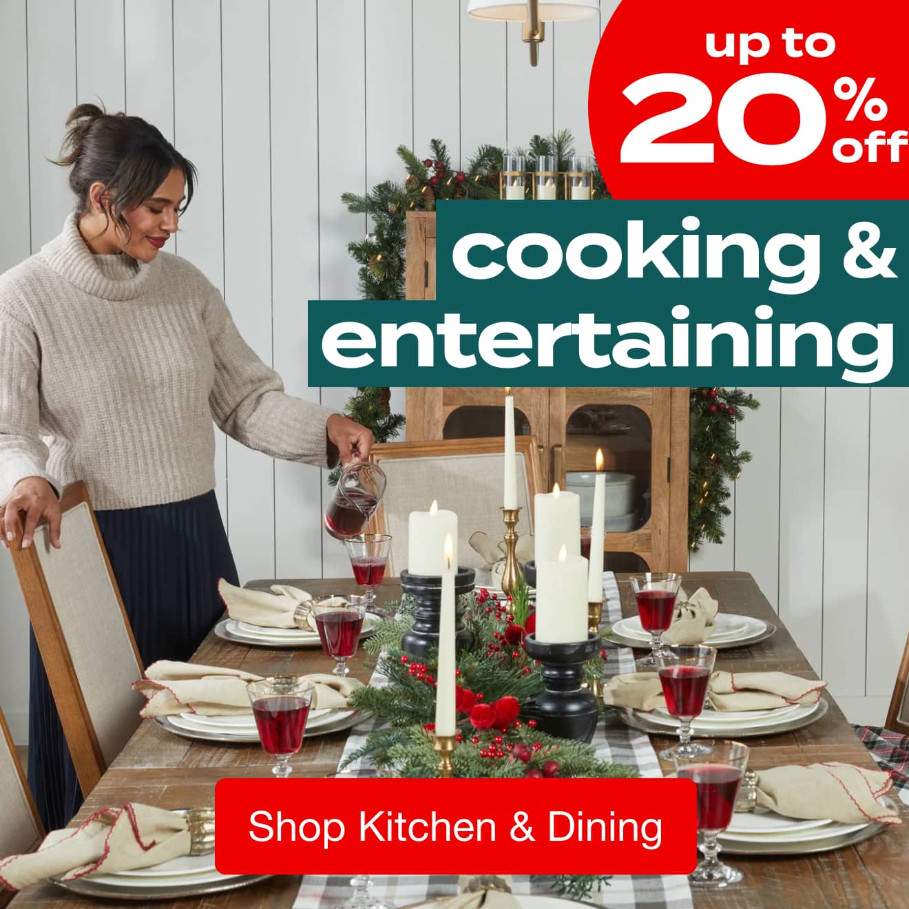 Up to 20% Off Kitchen & Dining