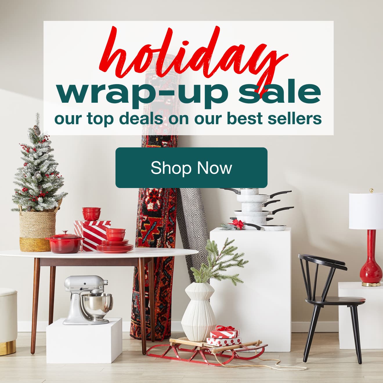 Holiday Wrap Up Sale