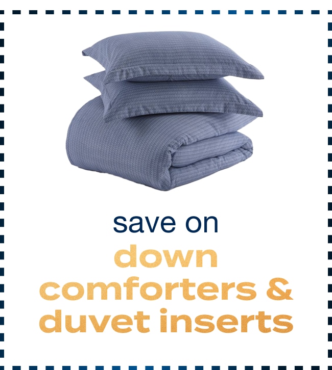 Down Comforters & Duvet Inserts