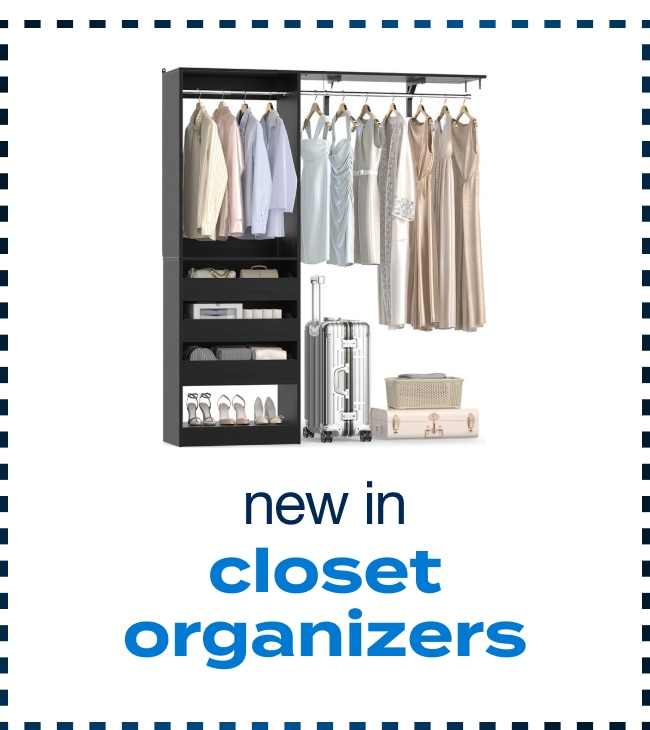 New In Closet Organizers