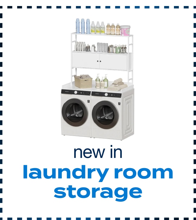 New In Laundry Room Storage