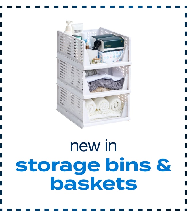 New In Storage Bins & Baskets