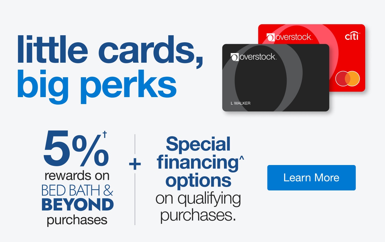 New! Overstock Mastercard