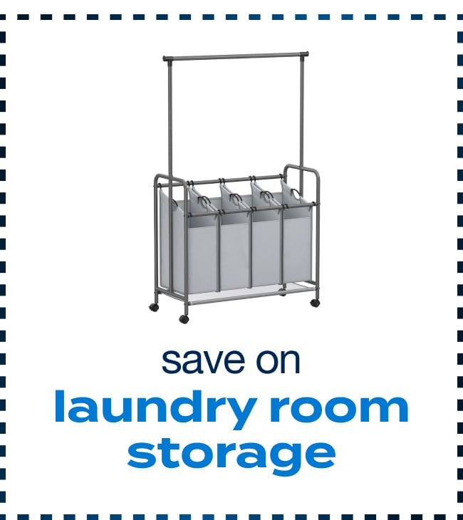 Save on Laundry Room Storage