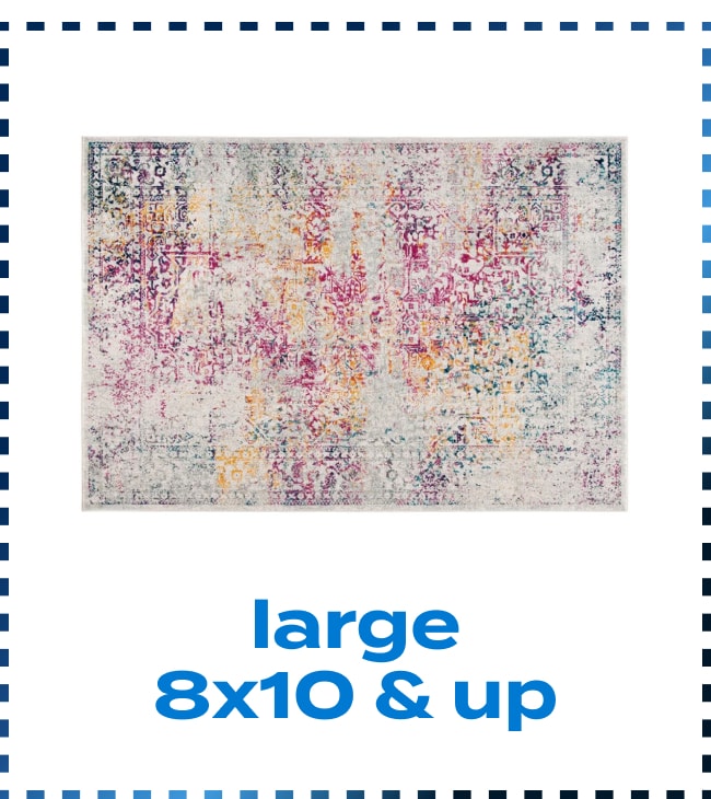 Large Area Rug 8x10 & up